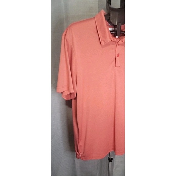 Mens Columbia PFG Omni-Shade Polo Shirt, XL, Coral Color - Picture 7 of 13